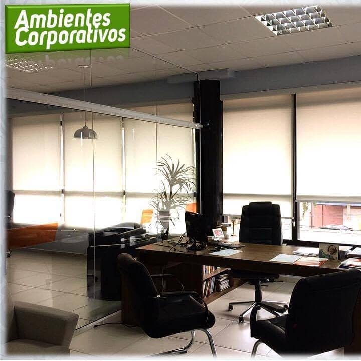 Cortinas/Persianas para Ambientes Corporativos